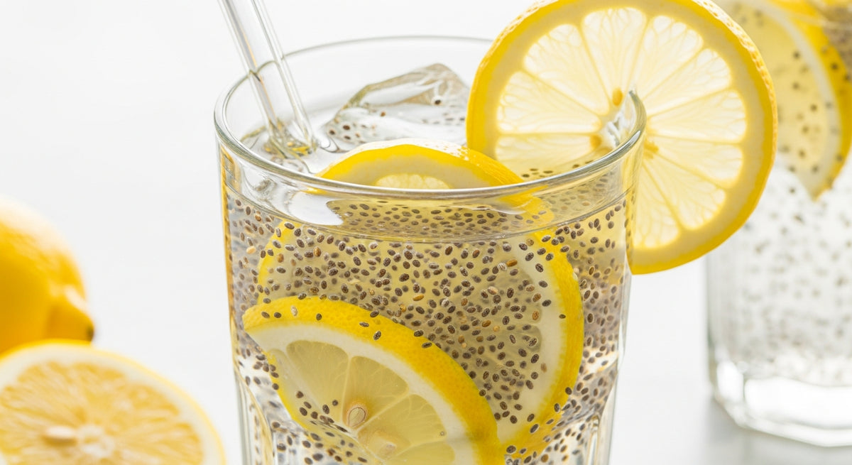 agua de chia con limon beneficios receta – All Nuts Food