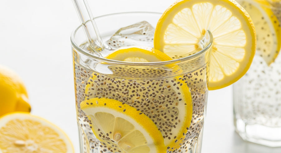 agua de chia con limon beneficios receta – All Nuts Food