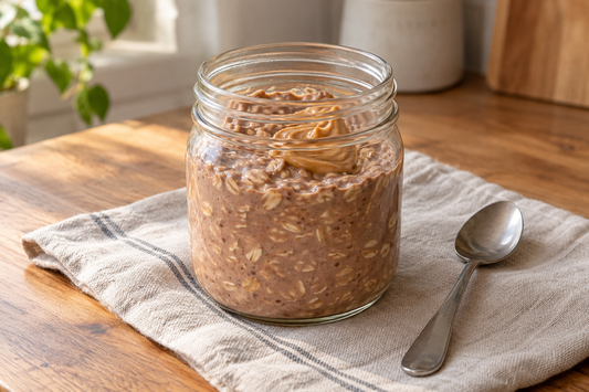 avena overnight mantequilla de mani cacao – All Nuts Food