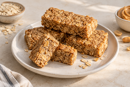 barras avena mantequilla de mani sin horno – All Nuts Food