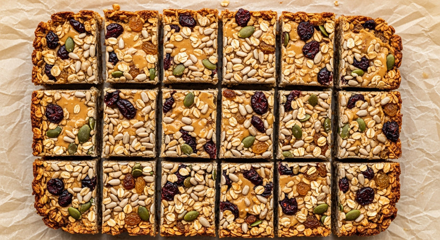 barras cereal caseras frutos secos sin horno – All Nuts Food