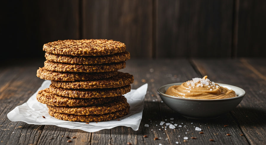 crackers de linaza crujientes receta – All Nuts Food
