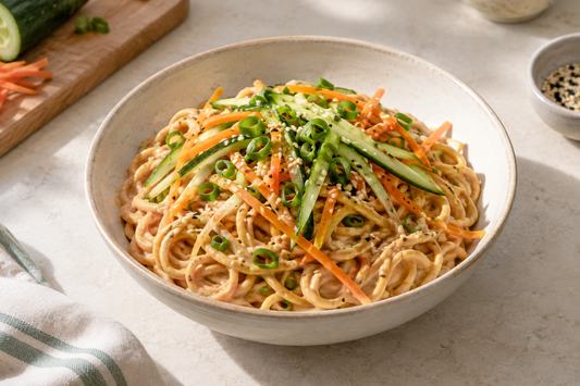 fideos frios salsa de mani receta – All Nuts Food