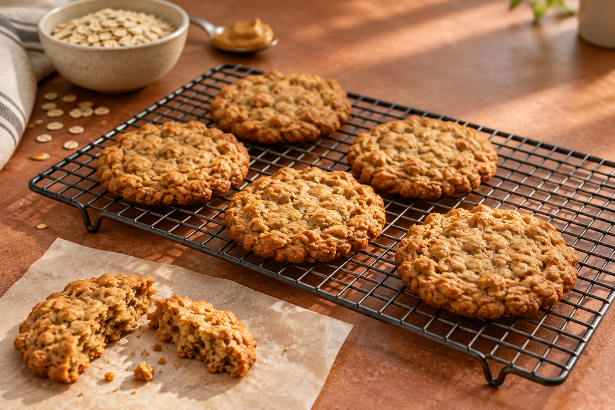 galletas avena mantequilla de mani receta – All Nuts Food