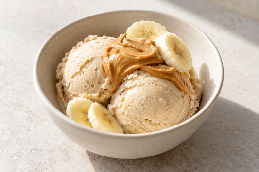 helado platano mantequilla de mani – All Nuts Food