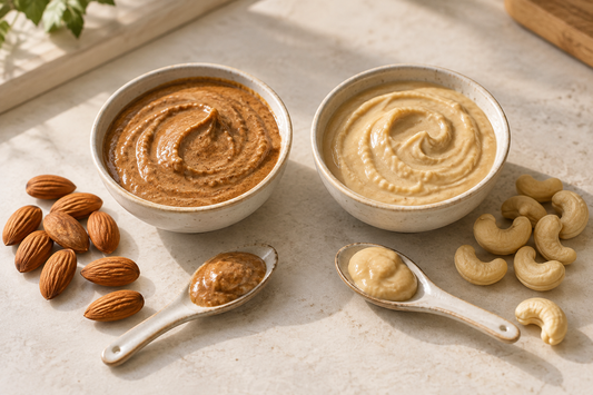 mantequilla almendras vs caju – All Nuts Food
