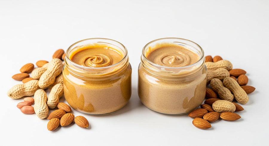mantequilla mani vs almendras diferencias – All Nuts Food