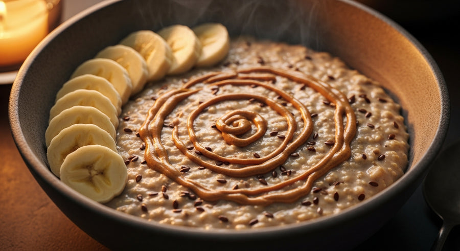 porridge avena linaza mantequilla caju receta – All Nuts Food