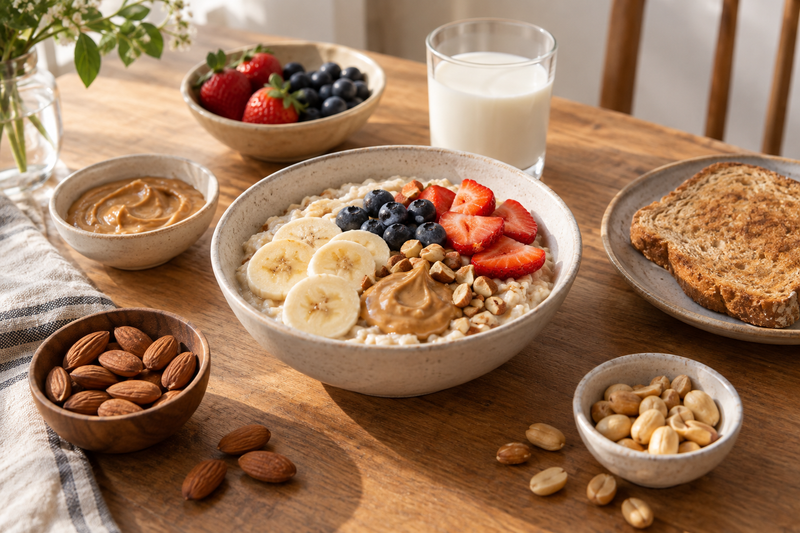 mantequilla frutos secos desayuno proteina – All Nuts Food