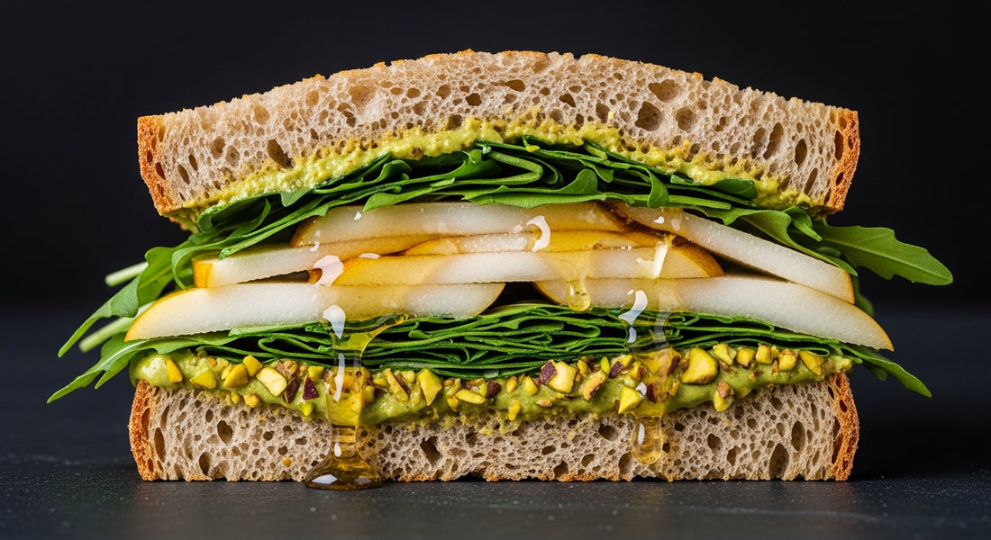 sandwich mantequilla pistacho miel receta gourmet – All Nuts Food