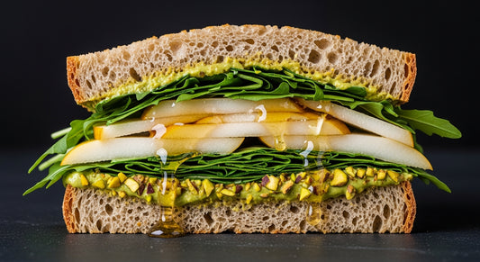 sandwich mantequilla pistacho miel receta gourmet – All Nuts Food