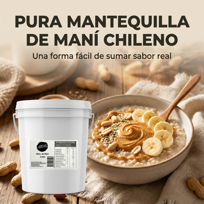Balde Mantequilla de Maní 5 kg + Sixpack 200 g - All Nuts Food