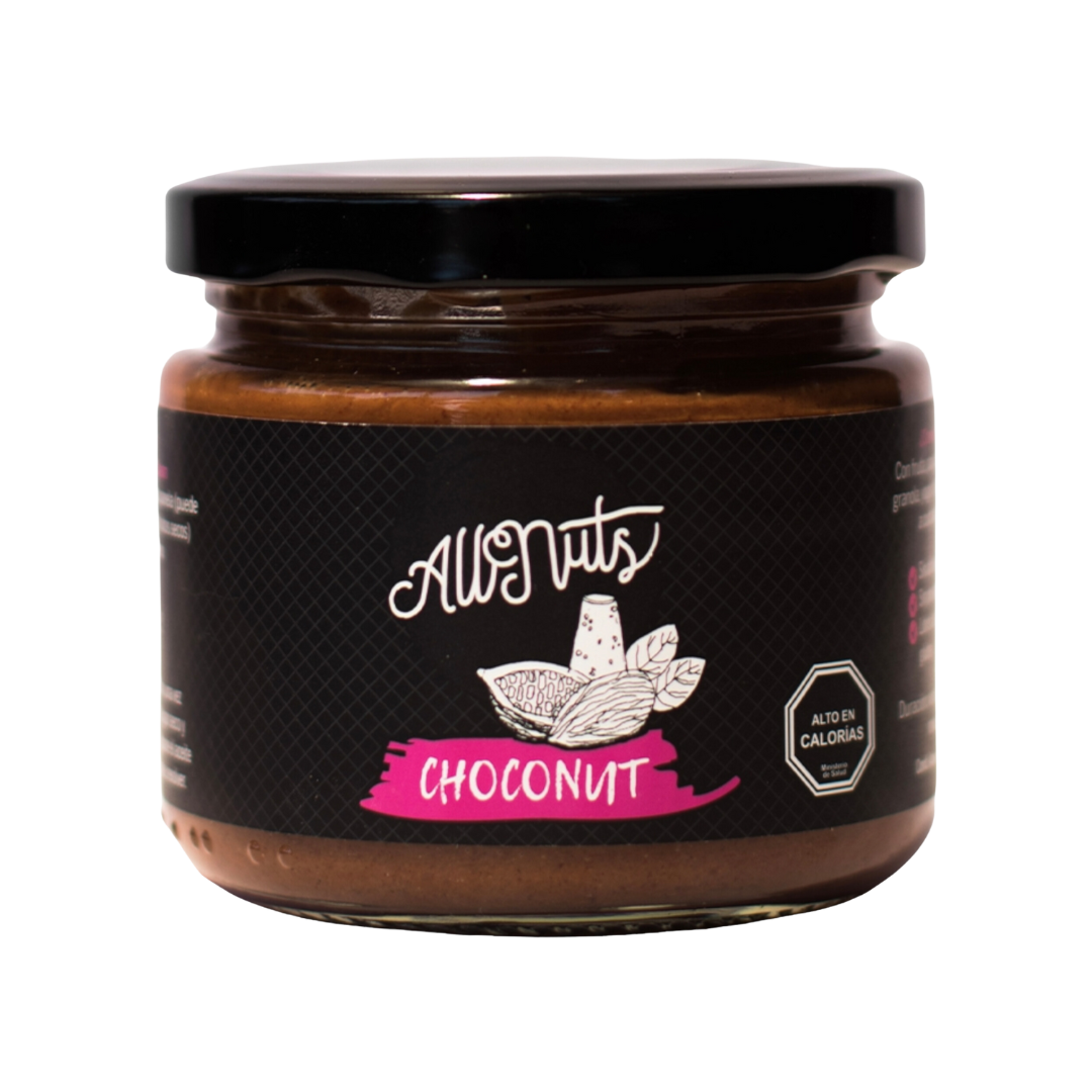 Choconut crema de almendras y cacao 200g All Nuts Food - 3 ingredientes naturales