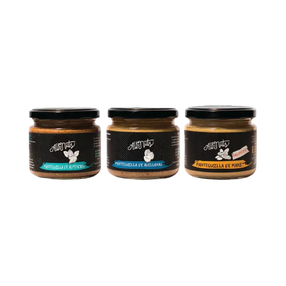Pack Mantequilla de Maní Crunch, Avellana y Almendra 200g