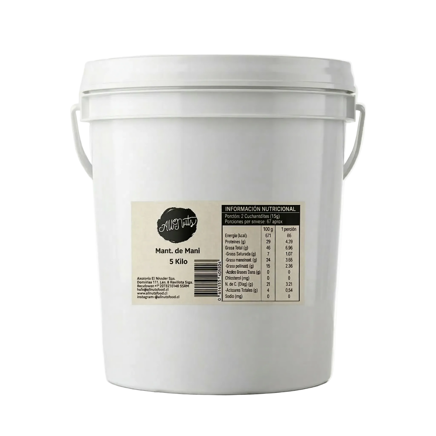 mantequilla de mani 5kg 