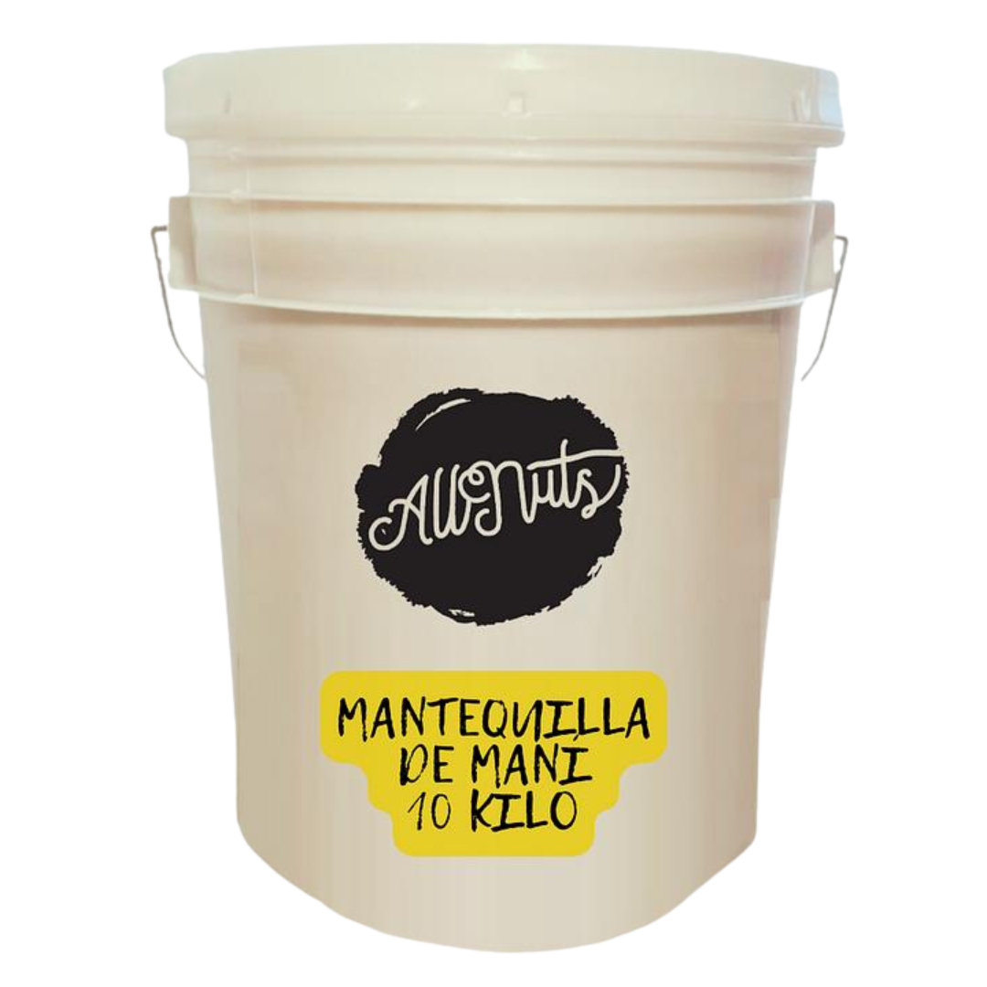 Mantequilla de maní 10 kg All Nuts Food - formato mayorista industrial