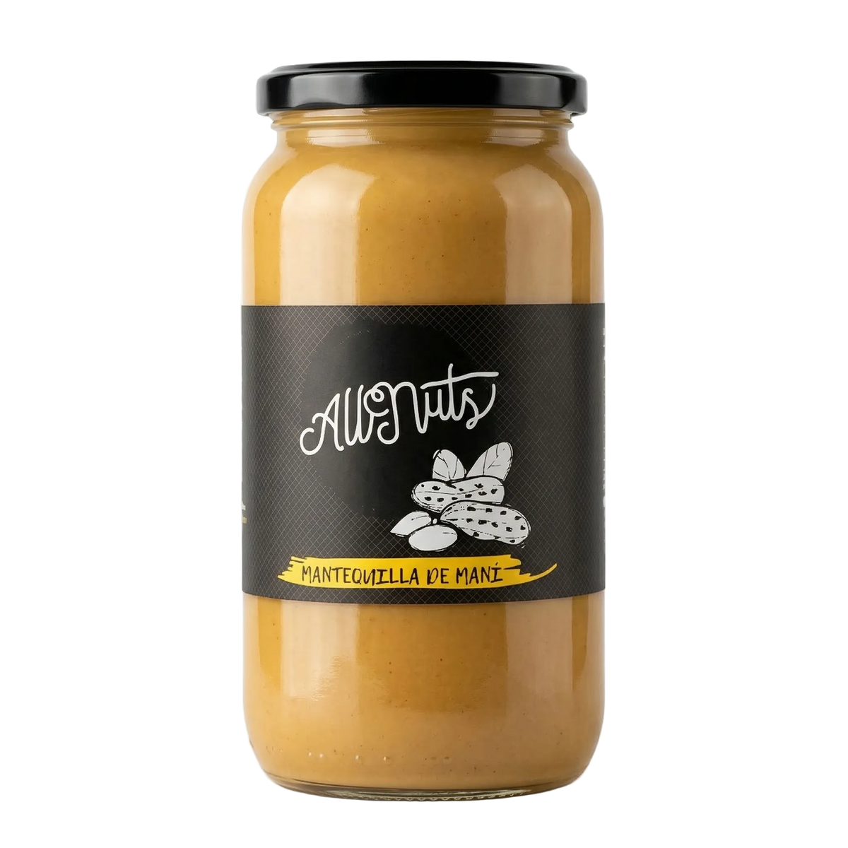 Mantequilla de maní natural 1 kg All Nuts Food - formato familiar