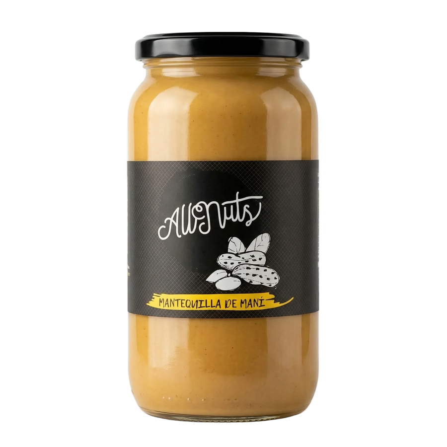 Mantequilla de maní natural 1 kg All Nuts Food - formato familiar