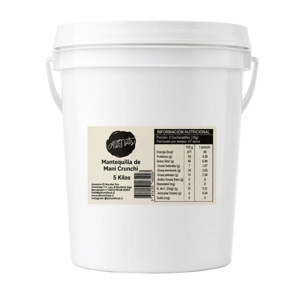 mantequilla de mani crunchy 5 kg allnuts