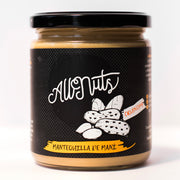 Información nutricional mantequilla maní crunchy 450g All Nuts Food