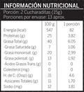 Información nutricional Choco y Maní All Nuts Food