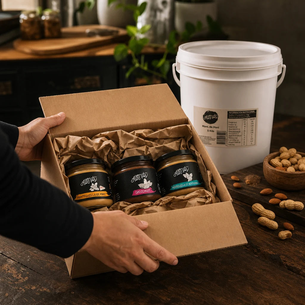 Pedido All Nuts preparado para compra y despacho directo